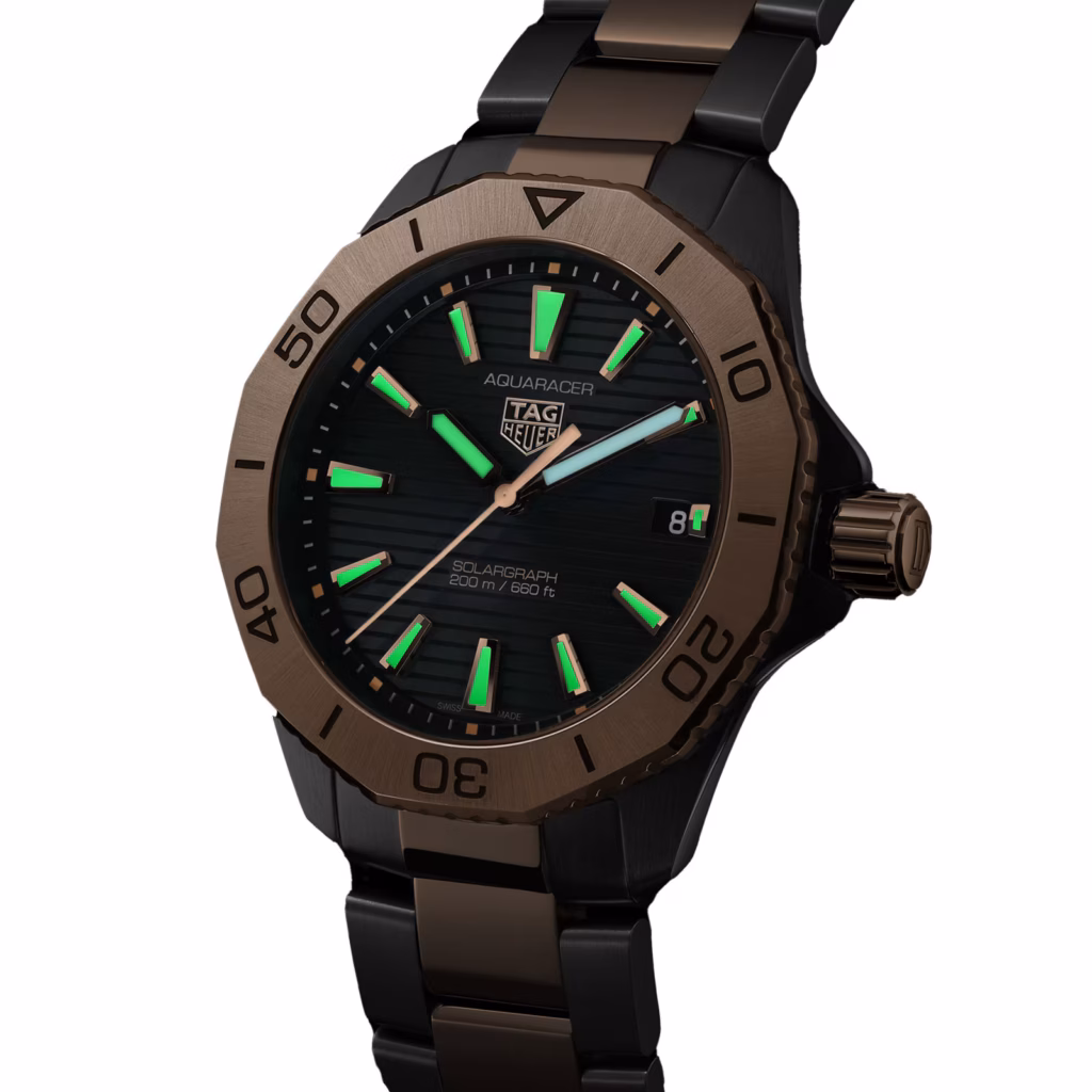 TAG Heuer Aquaracer Professional 200 Solargraph 40mm Mens Watch WBP1121.BB0003