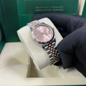 RLX Lady-Datejust 31mm 279171 Sundust Index Oyster Stainless Steel and Rose Gold