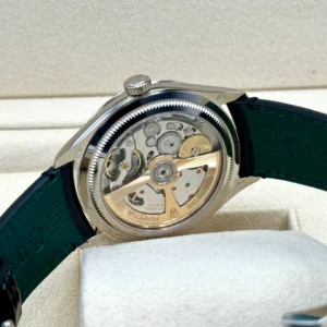 Rolex 1908 White Gold Black Dial Black Alligator Strap - 52509-0002