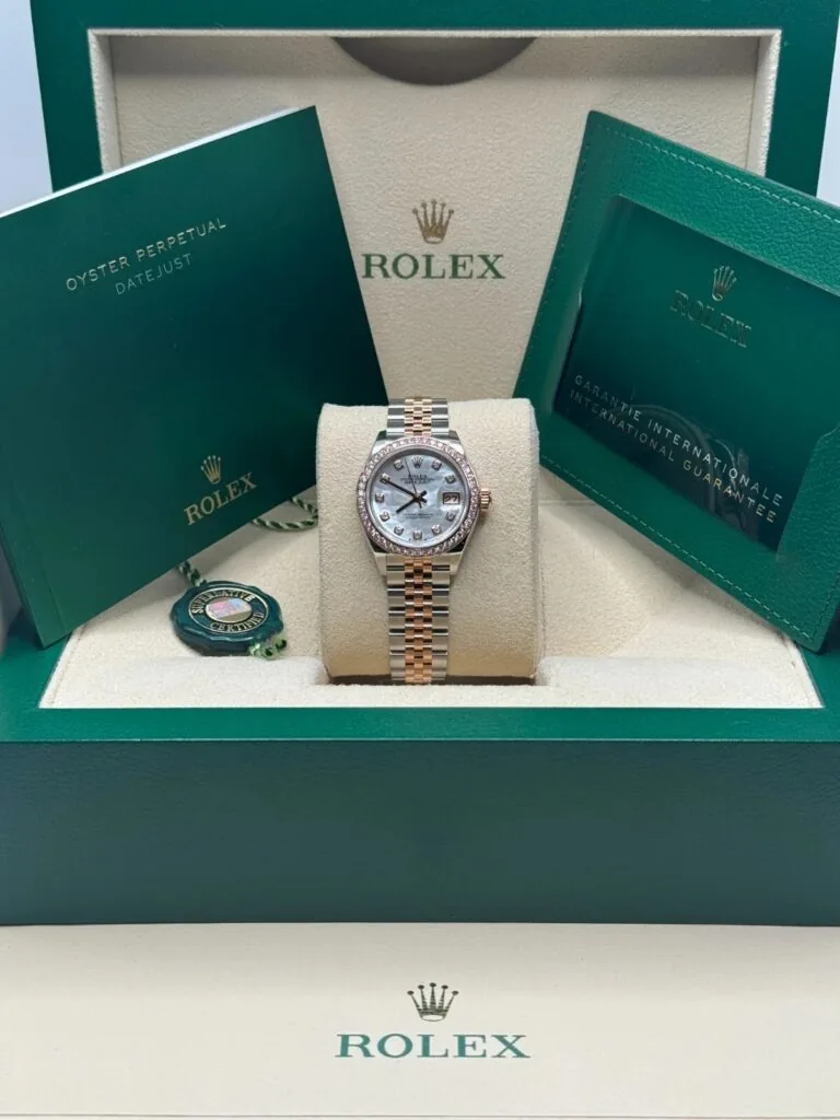 RLX Lady-Datejust 31mm 279381RBR Mother-of-Pearl Diamond Dial Oyster Bracelet