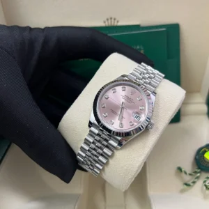 RLX Lady-Datejust 31mm 279174 Pink Diamond Dial Oyster Bracelet