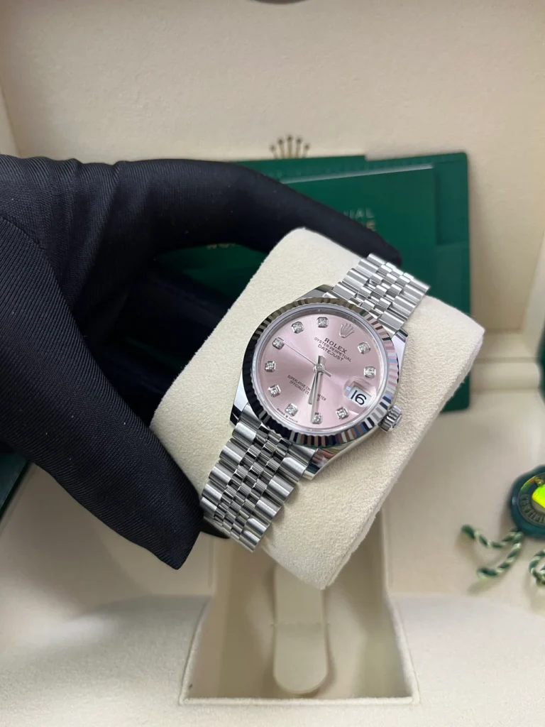 RLX Lady-Datejust 31mm 279174 Pink Diamond Dial Oyster Bracelet
