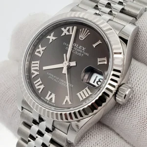 RLX Datejust m278274-0021/0022 Dark Grey Roman 31mm Dial Oyster Watch