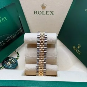 RLX Datejust m278273-0025/0026 31mm Champagne Dial Stainless Steel and Yellow Gold Oyster Watch