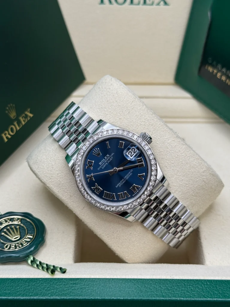 RLX Datejust m278384RBR-0037/0038 Bright Blue 31mm Dial Oyster Watch