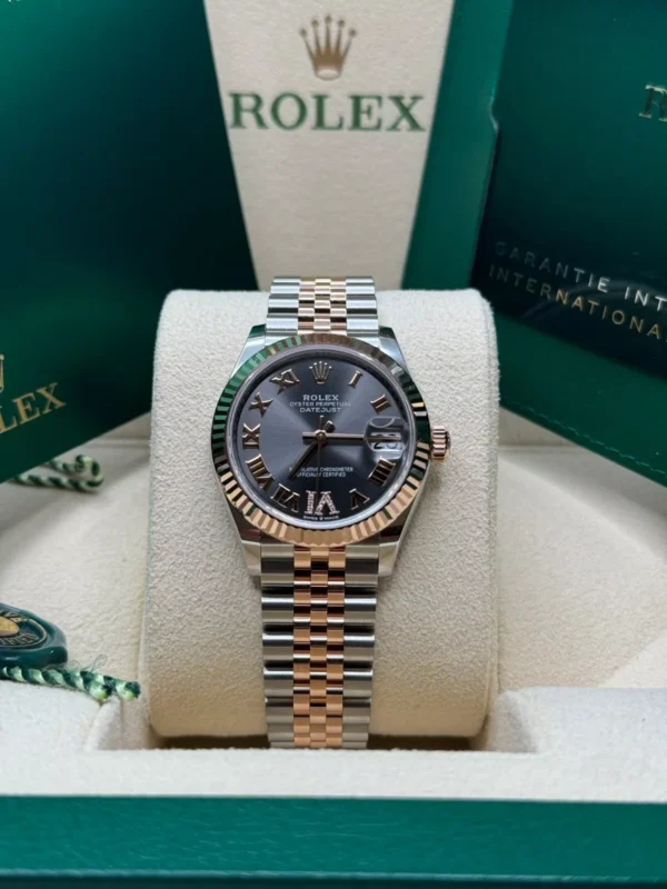 RLX Datejust m278271-0029/0030 Slate 31mm Dial Oyster Bracelet Watch
