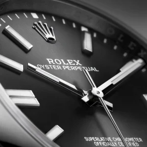 RLX Oyster-Perpetual 41mm 124300-0002 Stainless Steel Black Index Dial Watch