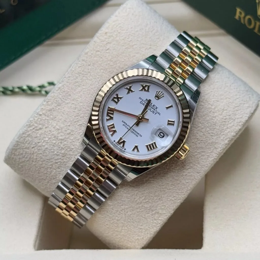 RLX Lady-Datejust 31mm 279173 White Roman Dial Oyster Bracele