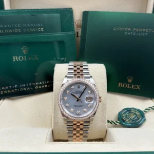 RLX Datejust 36mm 126281 Mother-of-Pearl Dial Jubilee Bracelet