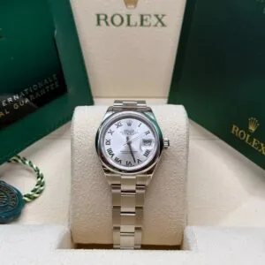 RLX Lady-Datejust 31mm m279160 Oyster Perpetual Silver Dial Oyster Bracelet