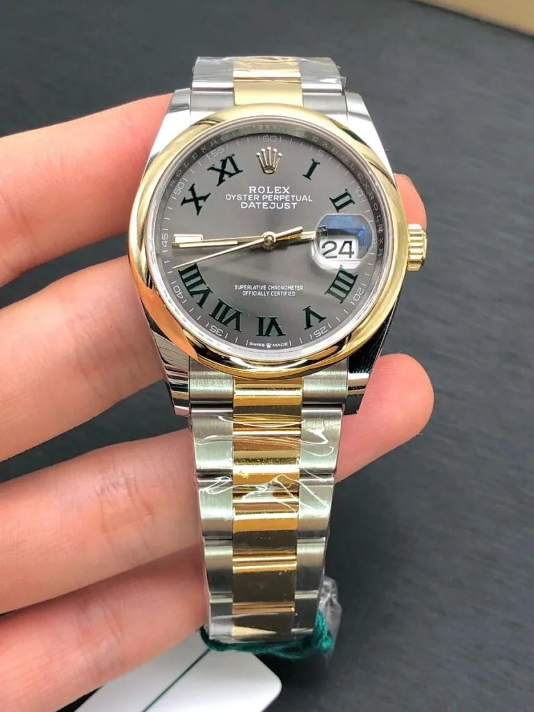 RLX Datejust 36mm 126203 Slate Dial 36mm Domed Bezel Oyster Bracelet
