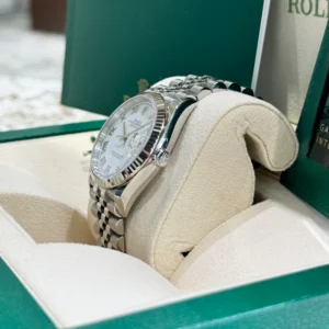RLX Datejust 36mm 126234 White Roman Dial Oyster Stainless Steel Mens