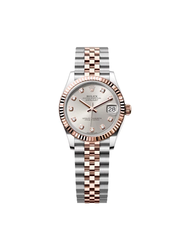 RLX Datejust m278271-0015/0016 Silver 31mm Dial Oyster Bracelet Watch