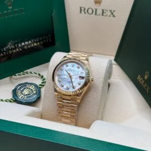 RLX Datejust m278278-0010 Mother-of-Pearl 31mm Dial President Bracelet Watch