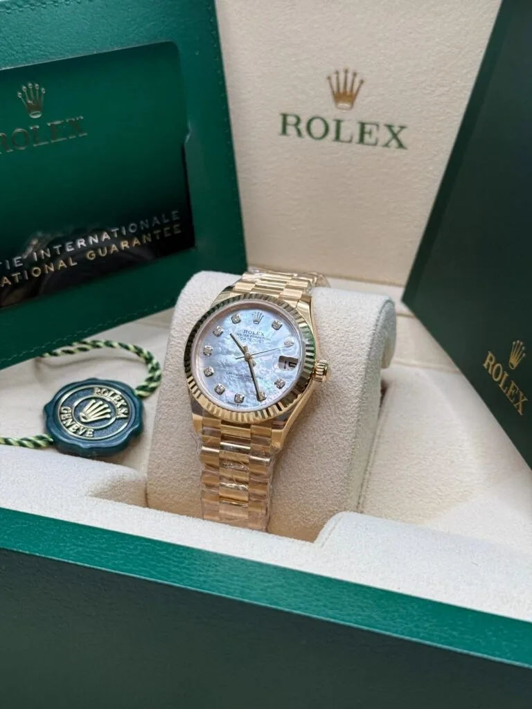 RLX Datejust m278278-0010 Mother-of-Pearl 31mm Dial President Bracelet Watch