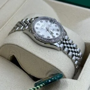 RLX Datejust m278384RBR-0033/0034 Silver 31mm Dial Oyster Watch