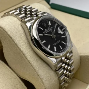 RLX Datejust 36mm 126200 Stainless Steel Black Dial Jubilee Watch