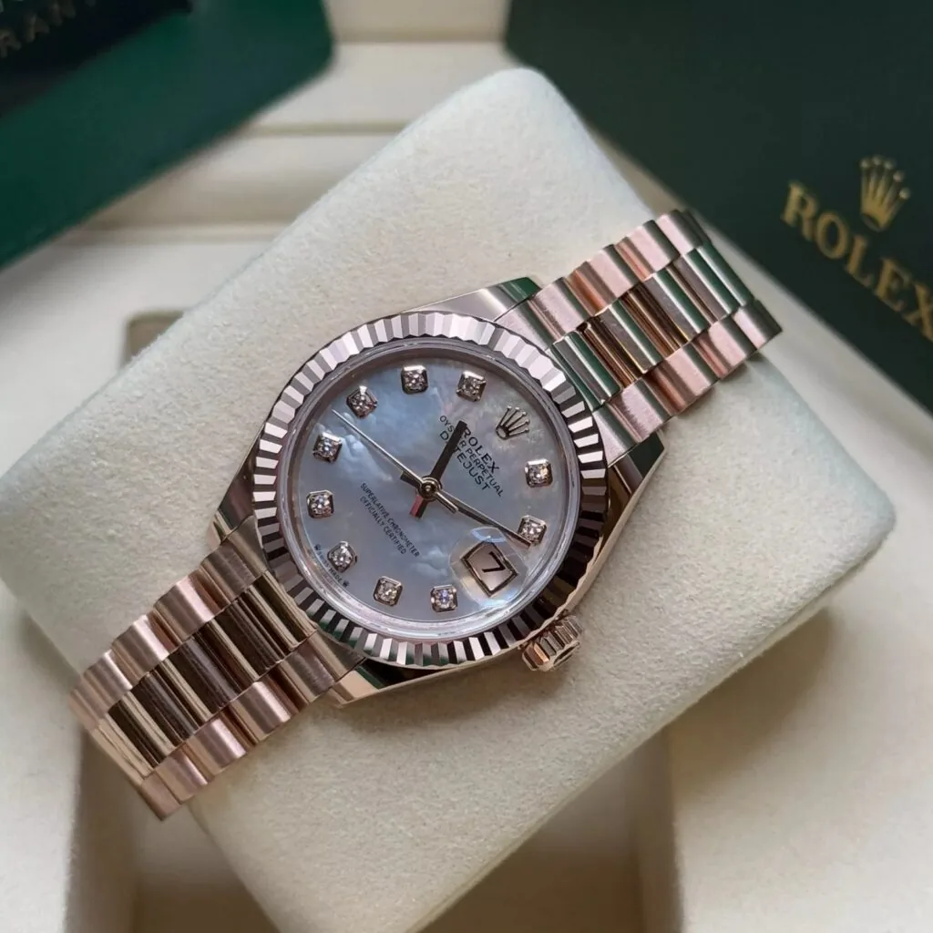 RLX Lady-Datejust 31mm 279175 Mother-of-Pearl Dial President Everose Gold