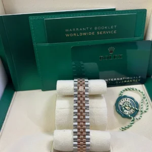 RLX Lady-Datejust 31mm 279171 Sundust Index Oyster Stainless Steel and Rose Gold