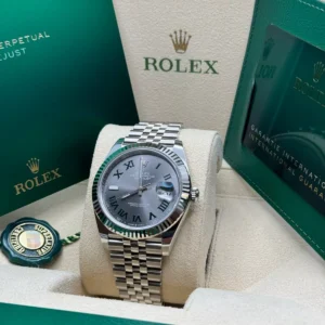 RLX Datejust 41mm 126334 Slate Roman Jubilee Stainless Steel Mens Watch
