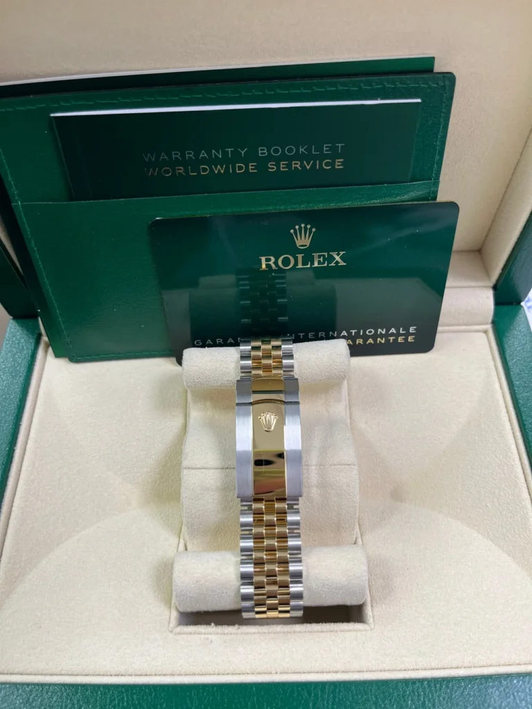 RLX Datejust 36mm 126283 Silver Dial Diamond Bezel Jubilee Bracelet Watch