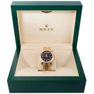 RLX Day-Date 40mm 228398TBR-0038 Onyx Dial President Watch