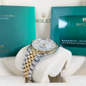 RLX Datejust 36mm 126233 MOP Diamond Dial Jubilee Two-Tone Bracelet Watch