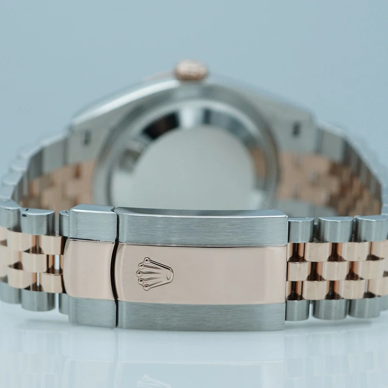 RLX Datejust 36mm 126231 Slate/Gray Dial Oystersteel and 18K Rose gold Oyster Bracelet