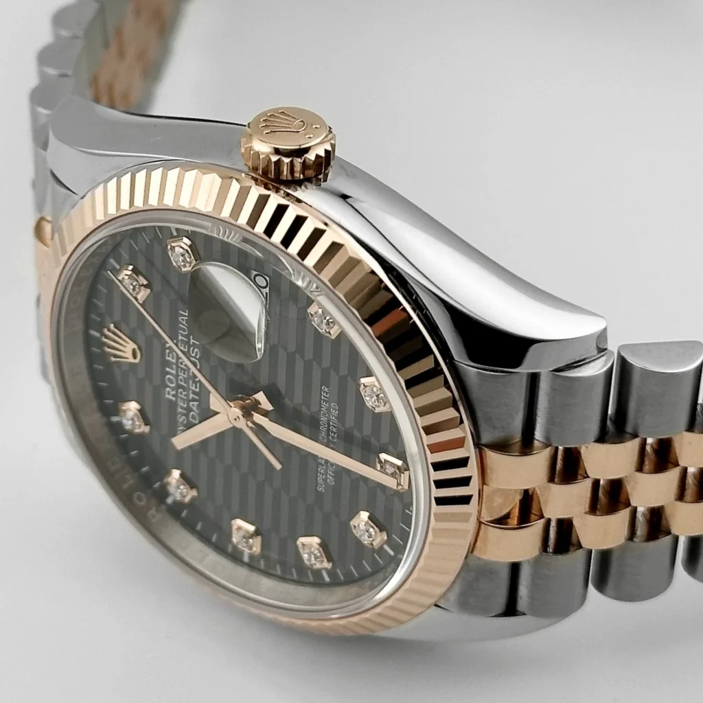 RLX Datejust 36mm 126231 Slate Fluted Motif Dial 36mm Jubilee Bracelet