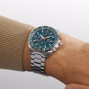 TAG Heuer Formula 1 Chronograph 44mm Mens Watch Green CAZ201H.BA0876