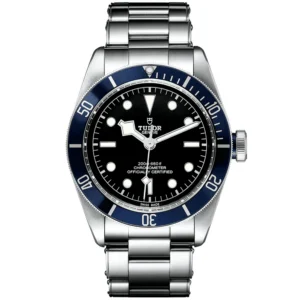 TUDOR Black Bay 41mm Black Dial & Blue Bezel Men's Automatic Bracelet Watch M79230B-0008