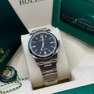 RLX Oyster Perpetual 36mm 126000-0014 Black Dial Oyster Stainless Steel Bracelet