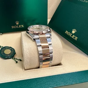 RLX Datejust 36mm 126231 Silver Palm Motif Dial Oyster Bracelet