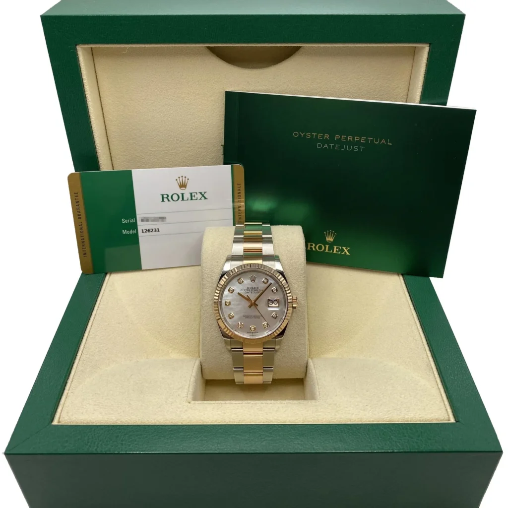 RLX Datejust 36mm 126231 Mother-of-Pearl Dial Jubilee Bracelet