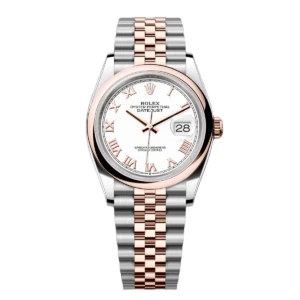 RLX Datejust 36mm 126201 White Dial Oyster Bracelet Watch