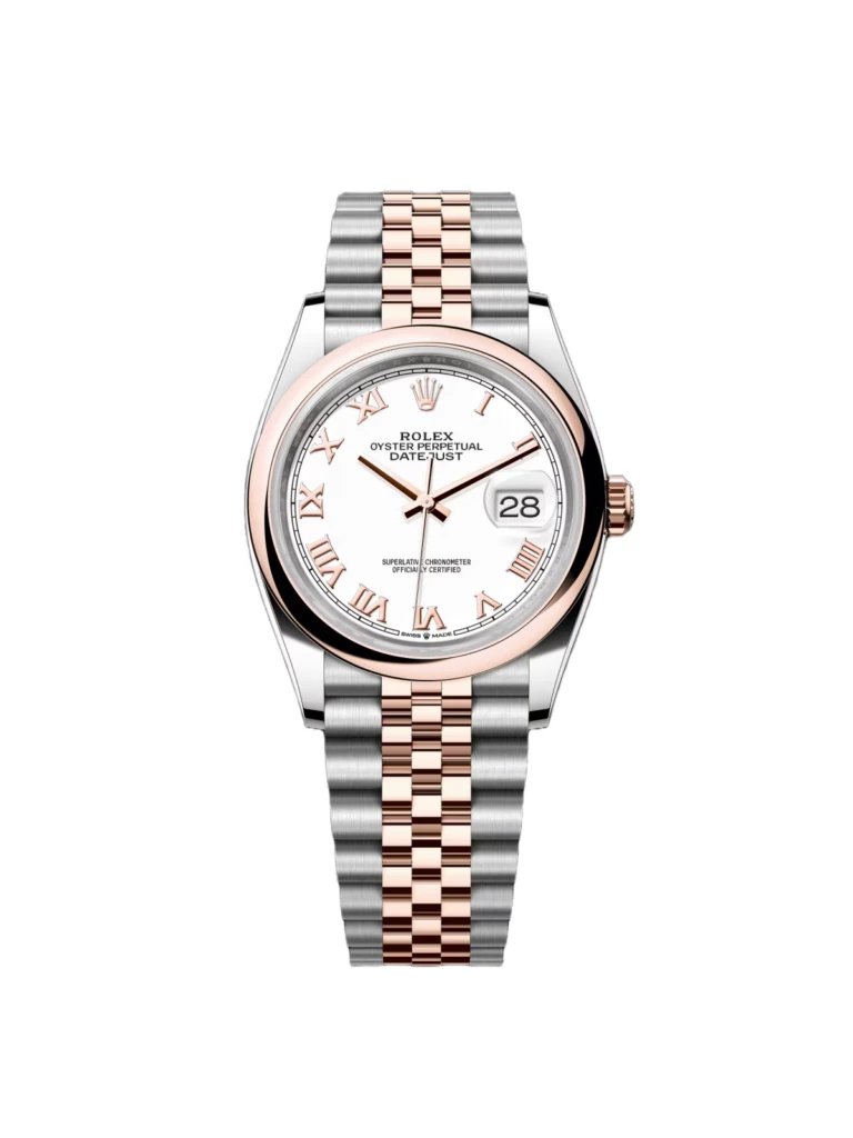 RLX Datejust 36mm 126201 White Dial Oyster Bracelet Watch