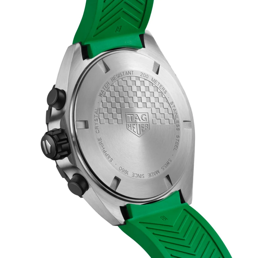 TAG Heuer Formula 1 Quartz Chronograph 200M 43mm Mens Watch Green Rubber CAZ101AP.FT8056