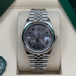 RLX Datejust 36mm 126200 Oyster Perpetual Wimbledon Dial Jubilee Stainless Steel