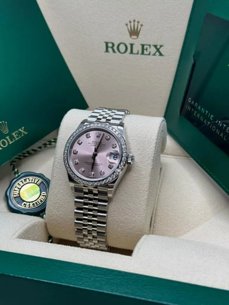 RLX Lady-Datejust 31mm 279384RBR Pink Dial Oyster Bracelet