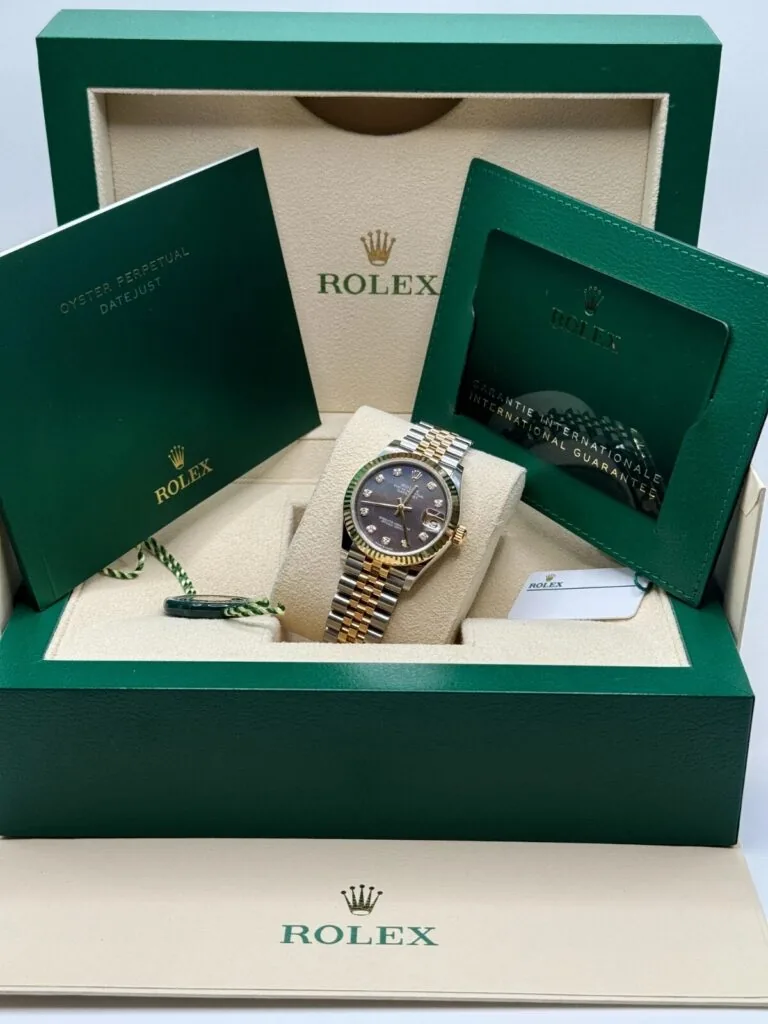 RLX Datejust m278273-0021/0022 31mm Dark Grey Dial Stainless Steel and Yellow Gold Oyster Watch