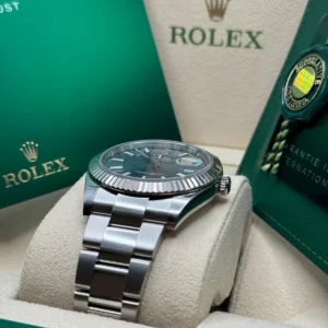 RLX Datejust 41mm 126334 Mint Green Fluted Motif Dial Oyster Bracelet