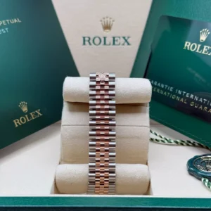 RLX Datejust m278271-0025/0026 White Mother-of-Pearl 31mm Dial Oyster Bracelet Watch