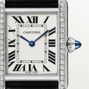 Cartier Tank Must Watch Diamond Small Model 27 mm W4TA0016 - United Luxury