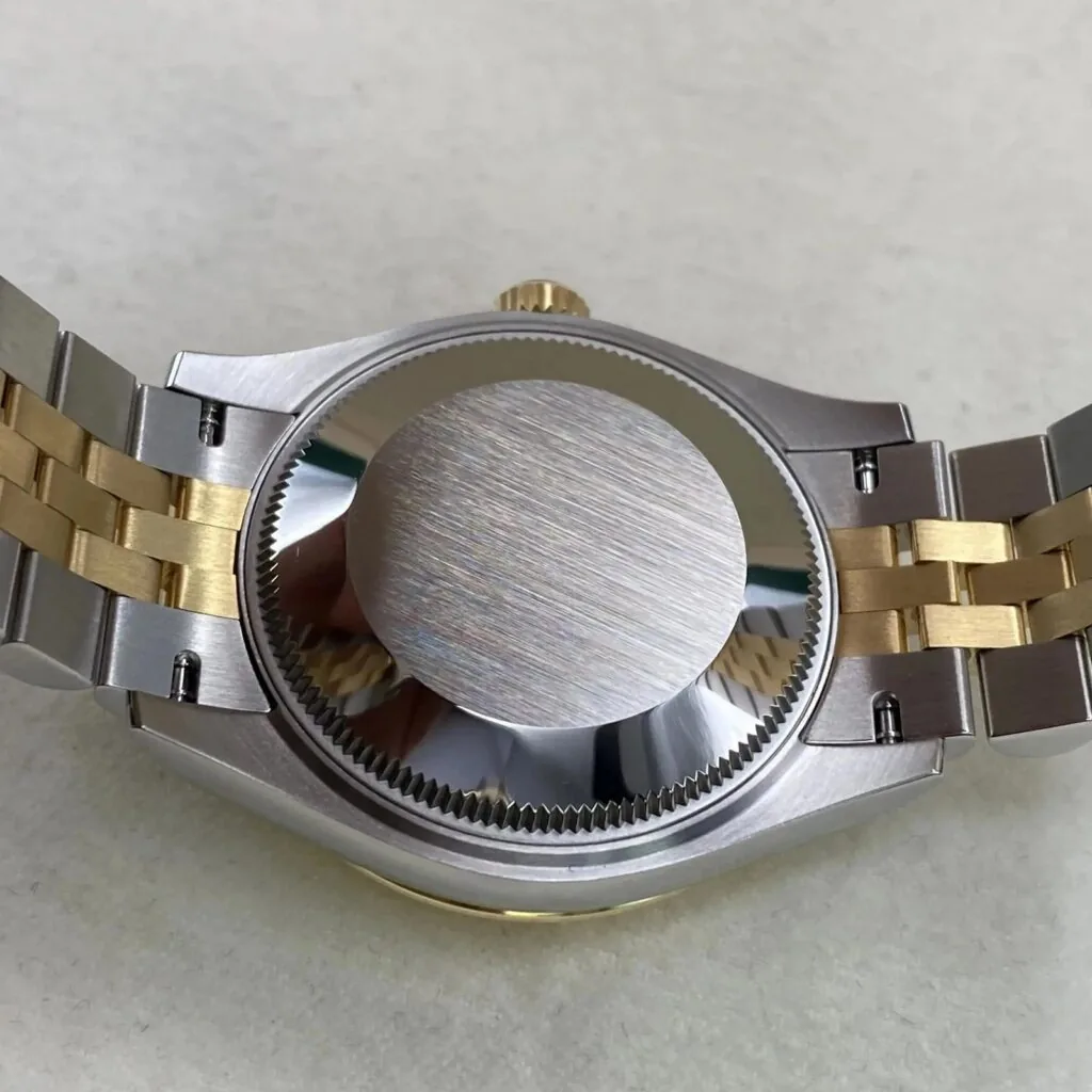 RLX Datejust m278273-0023/0024 31mm Black Mother-of-Pearl Dial Stainless Steel and Yellow Gold Oyster Watch