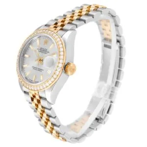 RLX Lady-Datejust 31mm 279383RBR Silver Dial Yellow Rolesor Oyster Bracelet