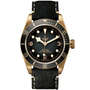 TUDOR Black Bay Bronze 43mm Slate Grey Dial Men's Automatic Leather Strap Watch M79250BA-0001