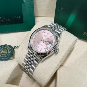 RLX Datejust m278274-0023/0024 Pink 31mm Dial Oyster Watch
