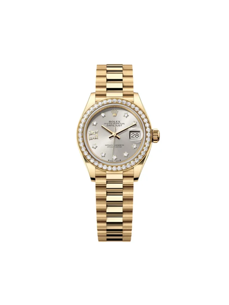 RLX Lady-Datejust 31mm 279138RBR White Mother-of-Pearl Dial President Bracelet Watch