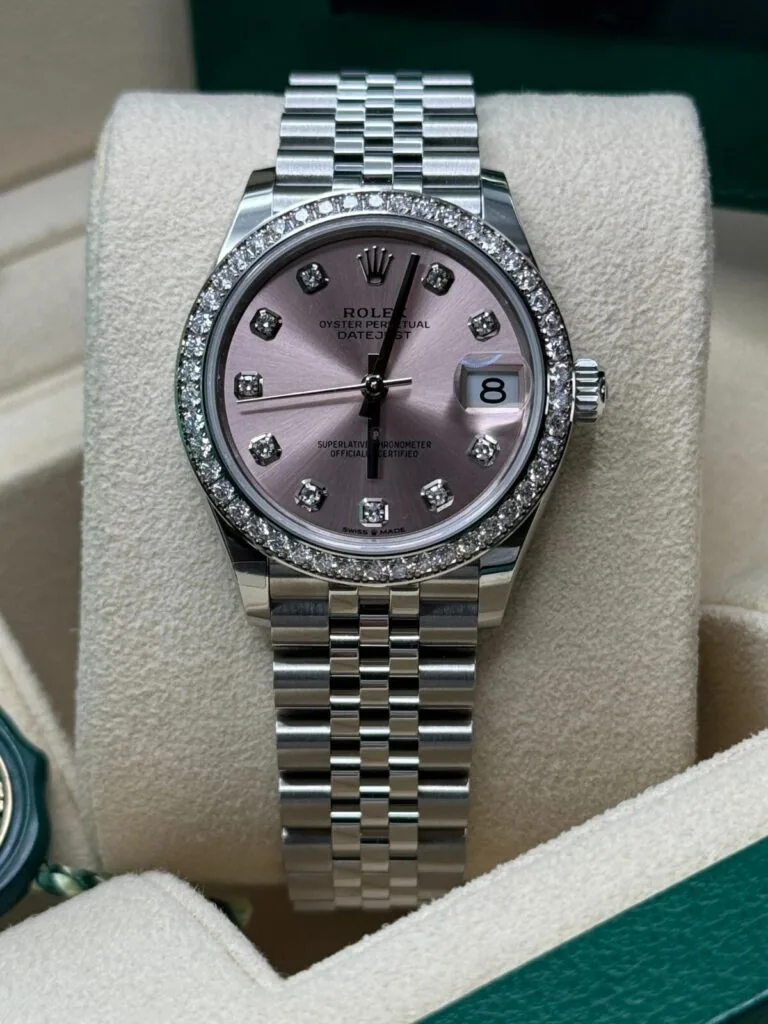 RLX Lady-Datejust 31mm 279384RBR Pink Dial Oyster Bracelet