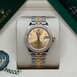 RLX Datejust m278383-0013/0014 31mm Champagne Dial Oyster Bracelet